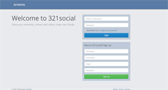Desktop Screenshot of 321social.com